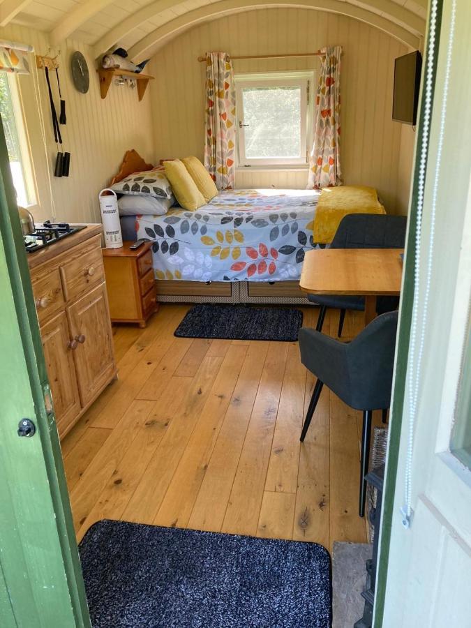 Charming Tranquil Shepherds Hut With Lakeside Balcony 'Roach' Укфилд Экстерьер фото